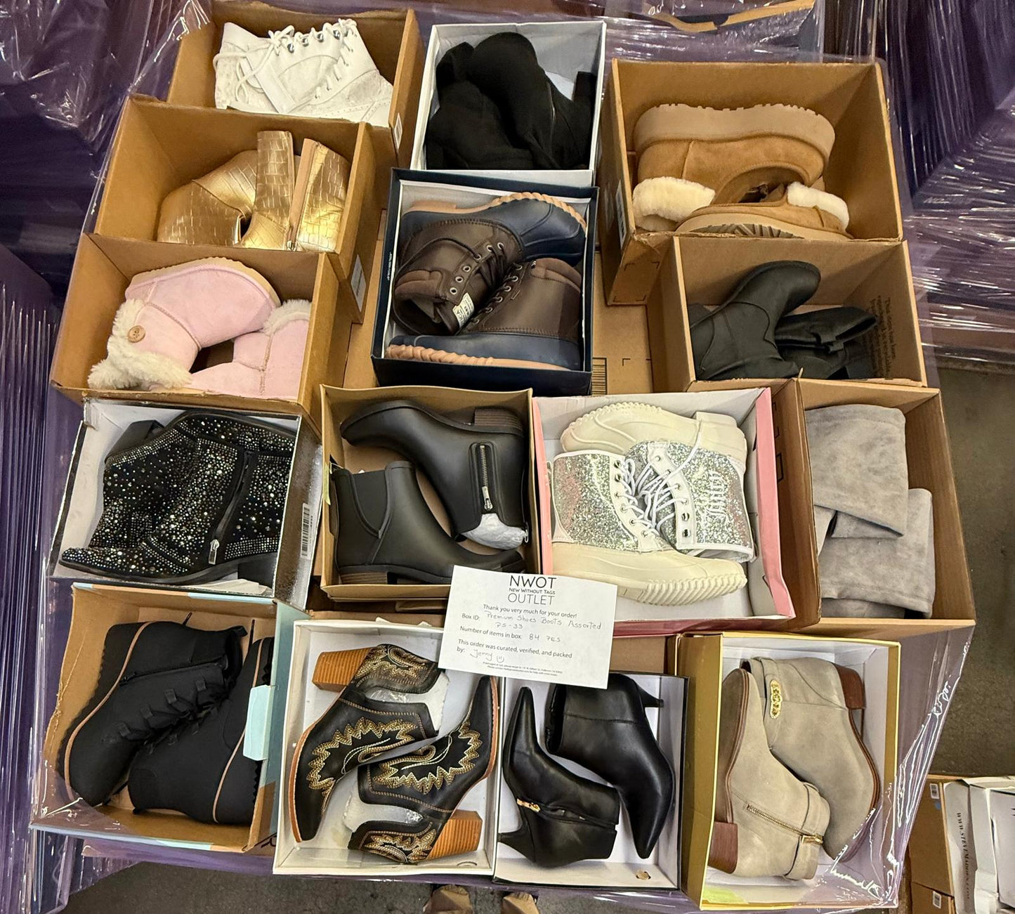 Premium Shoes | Boots Assorted  | 84 pairs | Pallets # PS-33