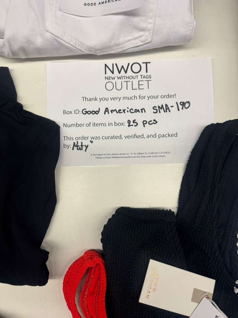 Good American | Assorted Women's Apparel | 25 Pieces | SMALL BOX # SMA-190