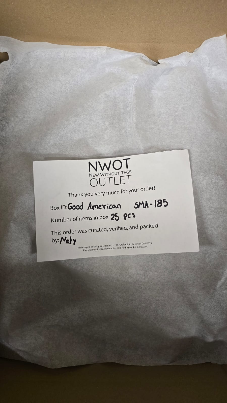 Good American | Assorted Women's Apparel | 25 Pieces | SMALL BOX # SMA-185