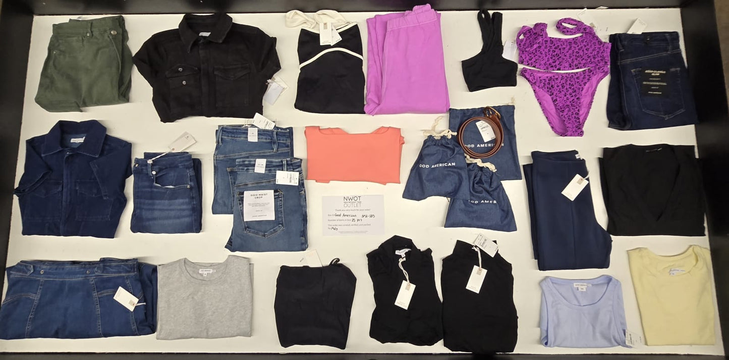 Good American | Assorted Women's Apparel | 25 Pieces | SMALL BOX # SMA-185