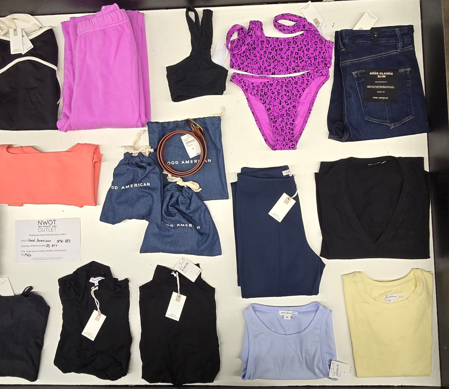 Good American | Assorted Women's Apparel | 25 Pieces | SMALL BOX # SMA-185