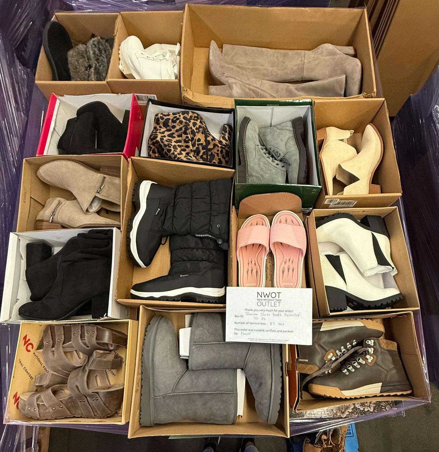 Premium Shoes | Boots Assorted  | 87 pairs | Pallets # PS-35