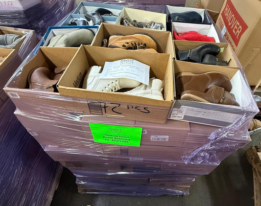 Premium Shoes | Boots Assorted  | 72 pairs | Pallets # PS-40