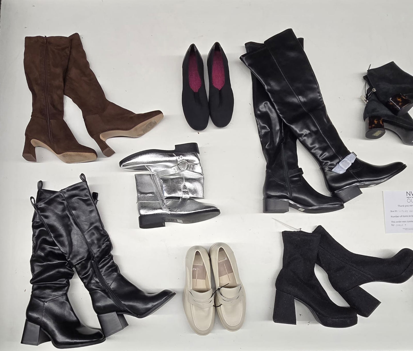 Luxury Fashion Retailer | Assorted Footwear | 12 pairs | Small Box# SMA-213