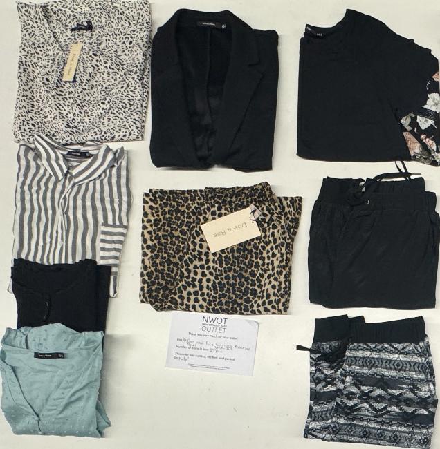 Doe And Rae | Women Assorted Apparel | 25 Pieces | Small Box# SMA-205