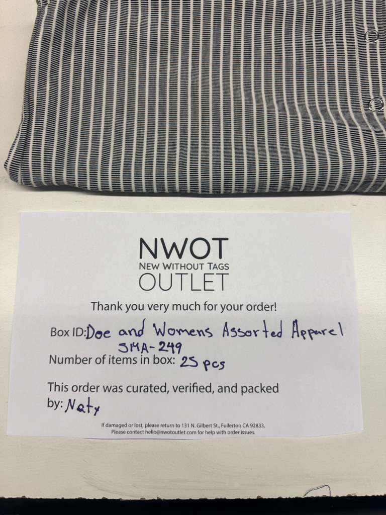 Doe And Rae | Women Assorted Apparel | 25 Pieces | Small Box# SMA-249