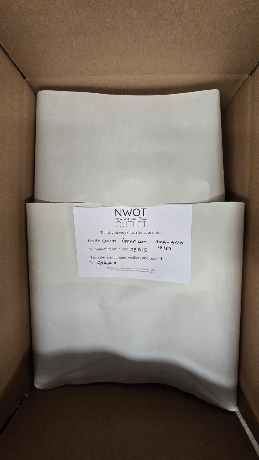 Good American | Assorted Women's Apparel | 25 Pieces | SMALL BOX # SMA-306