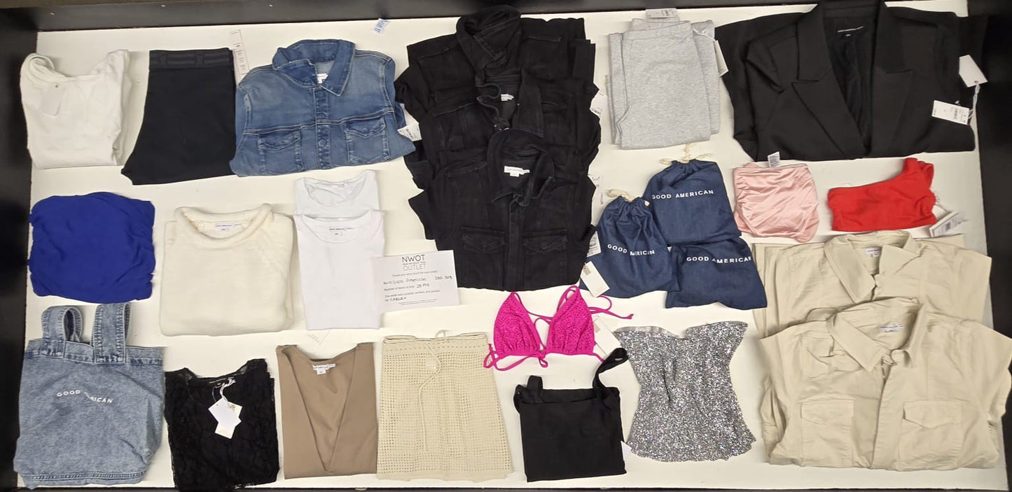 Good American | Assorted Women's Apparel | 25 Pieces | SMALL BOX # SMA-308