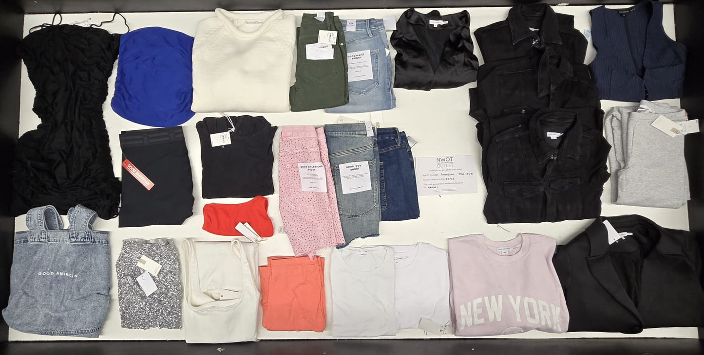 Good American | Assorted Women's Apparel | 25 Pieces | SMALL BOX # SMA-306