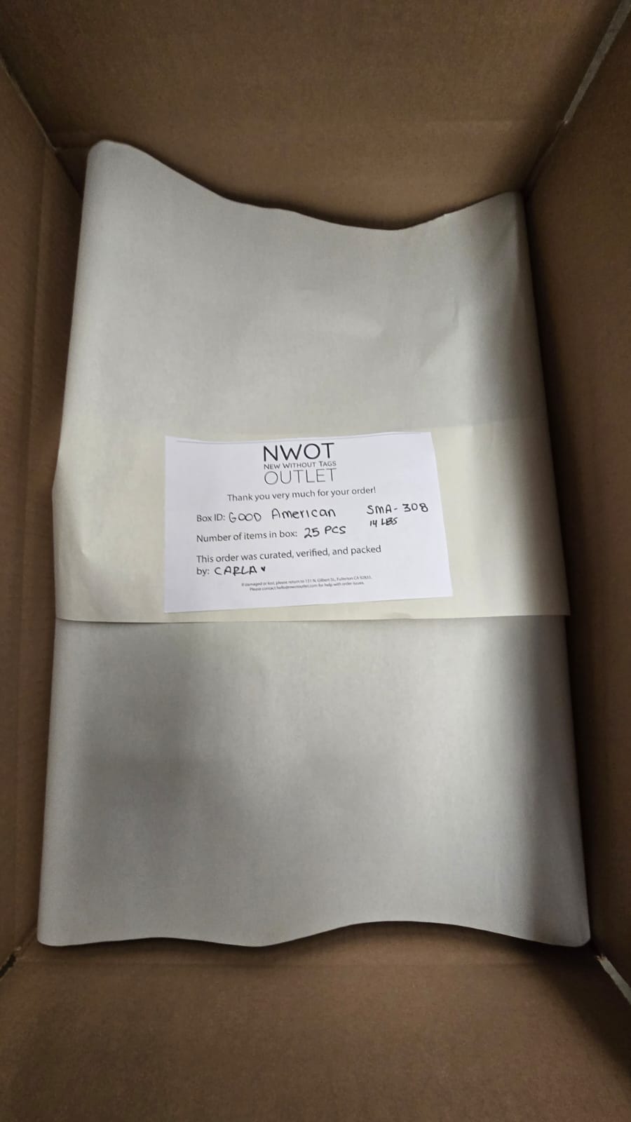 Good American | Assorted Women's Apparel | 25 Pieces | SMALL BOX # SMA-308