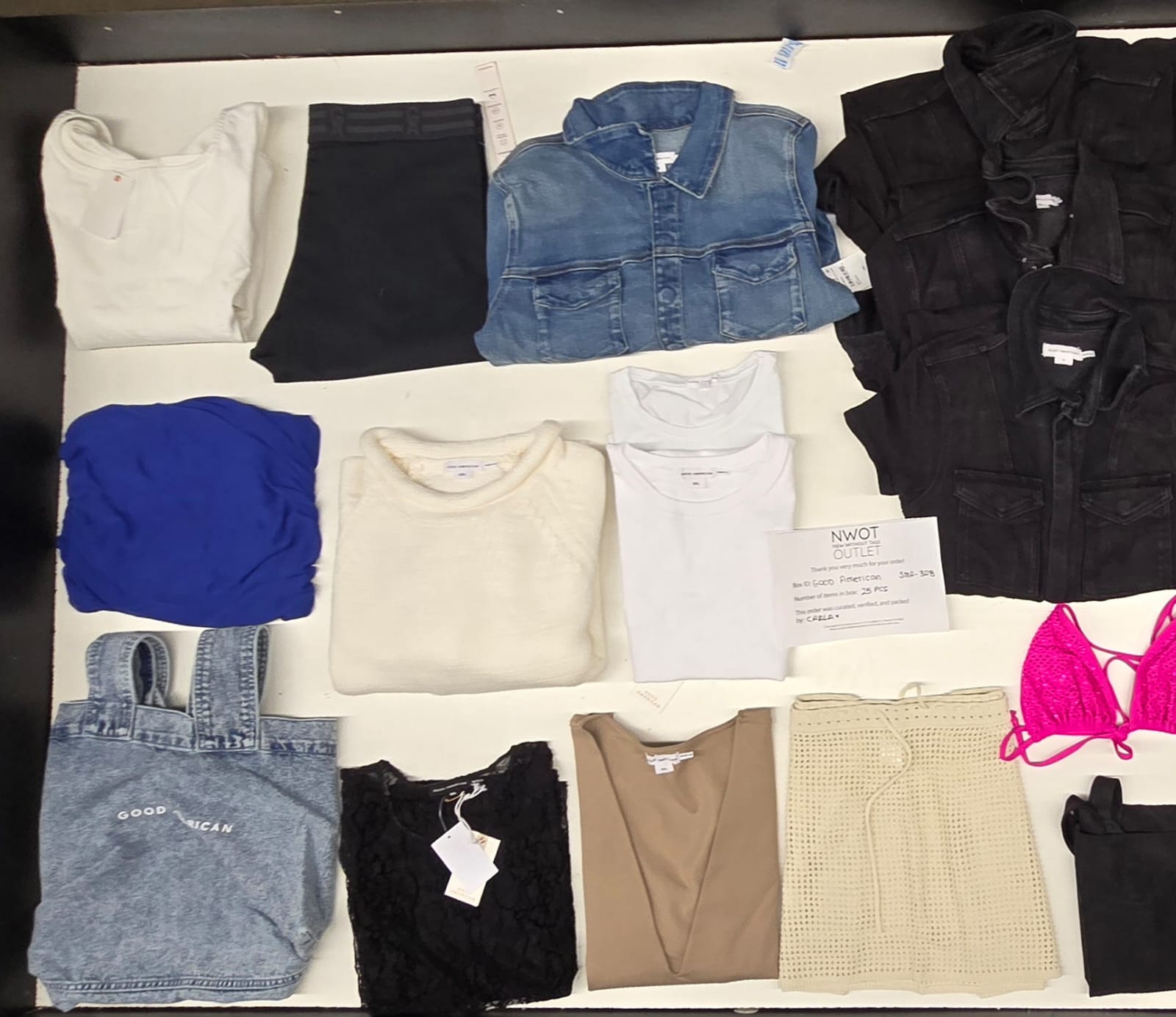 Good American | Assorted Women's Apparel | 25 Pieces | SMALL BOX # SMA-308