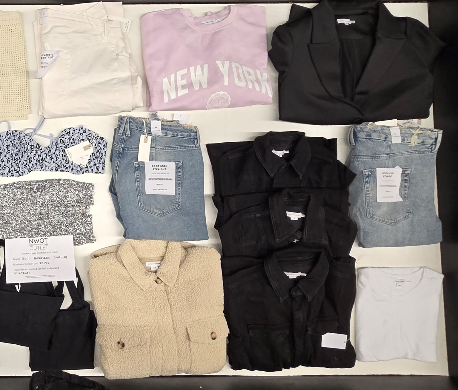 Good American | Assorted Women's Apparel | 25 Pieces | SMALL BOX # SMA-311