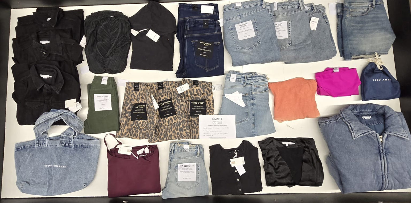 Good American | Assorted Women's Apparel | 25 Pieces | SMALL BOX # SMA-281
