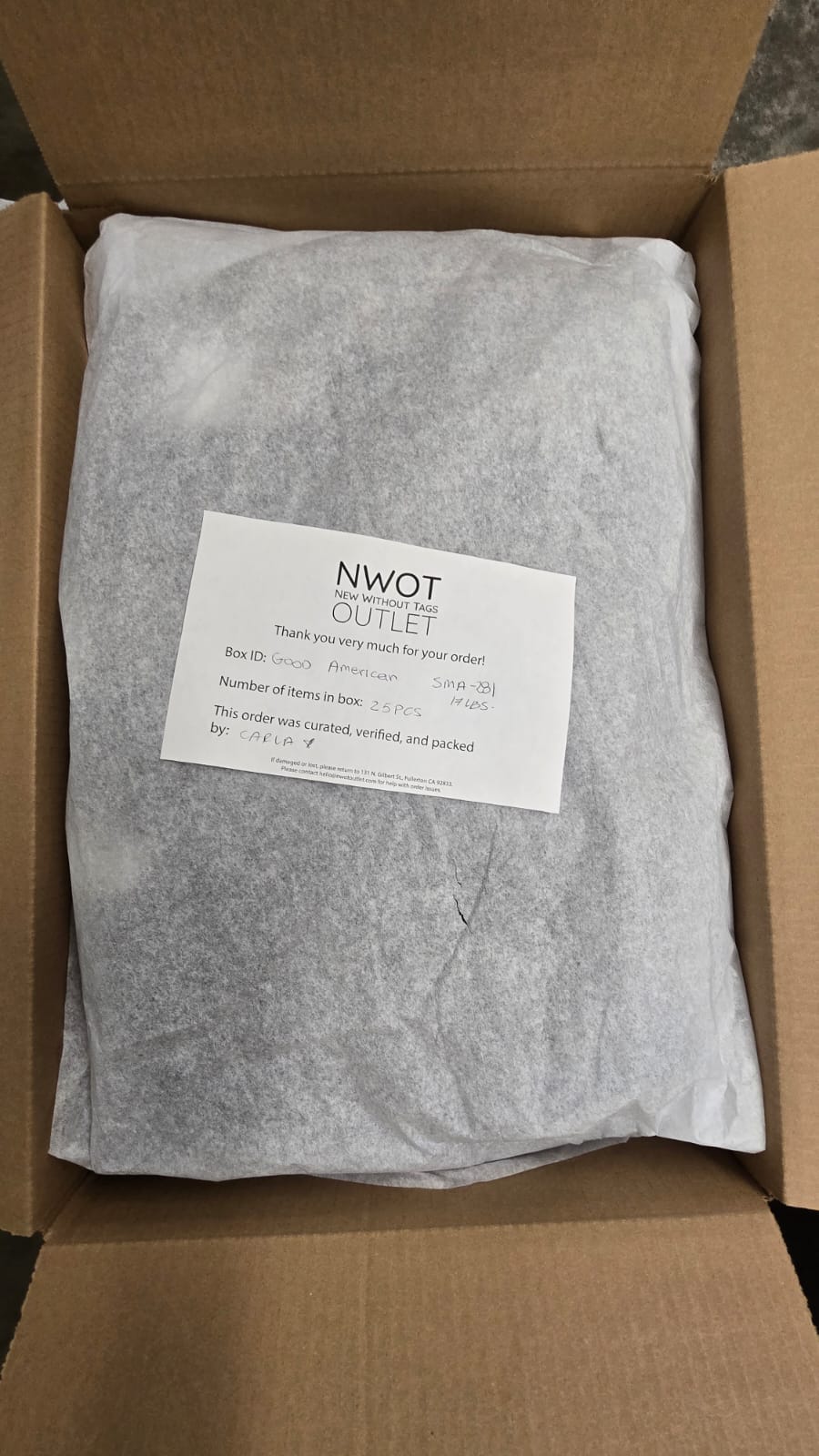 Good American | Assorted Women's Apparel | 25 Pieces | SMALL BOX # SMA-281