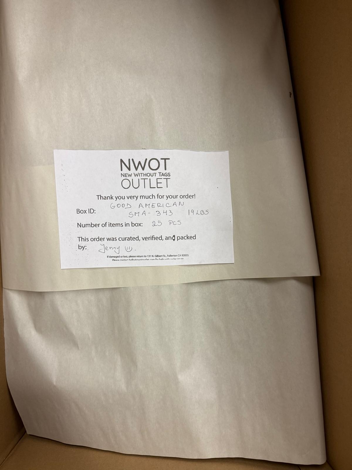 Good American | Assorted Women's Apparel | 25 Pieces | SMALL BOX # SMA-343