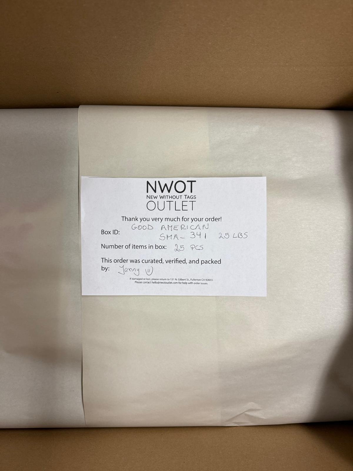 Good American | Assorted Women's Apparel | 25 Pieces | SMALL BOX # SMA-341