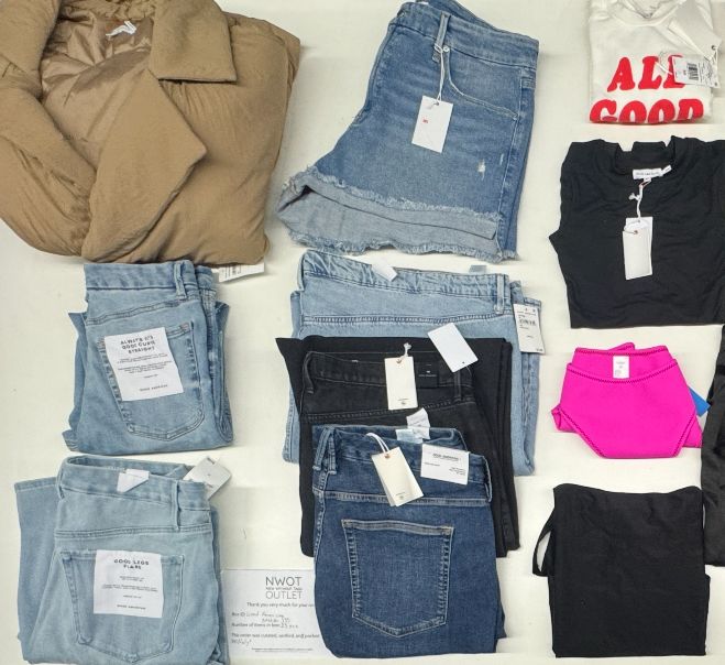 Good American | Assorted Women's Apparel | 25 Pieces | SMALL BOX # SMA-355