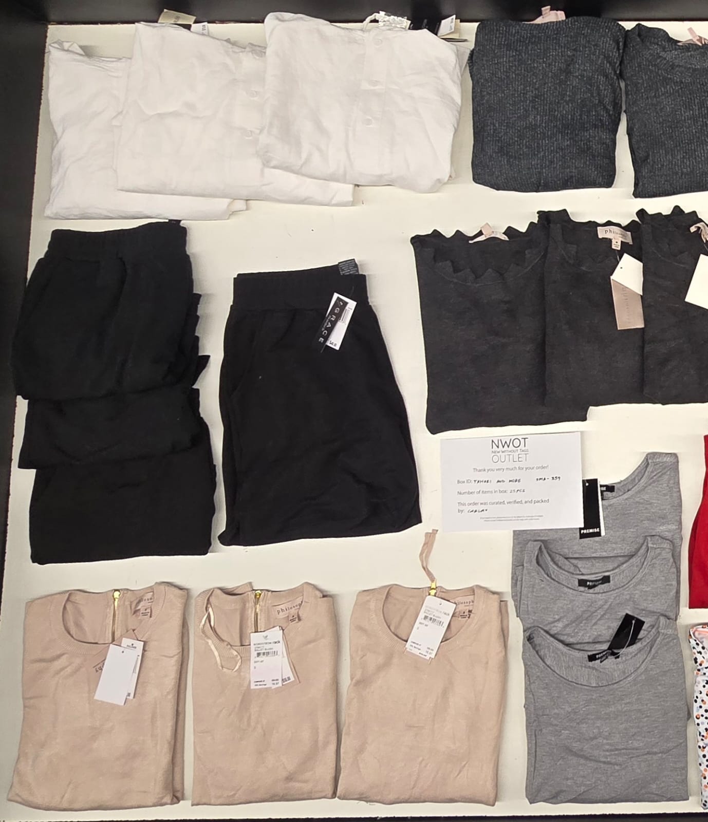 Tahari and more | Assorted  Apparel | 25 Pieces | New with Tag |Small box #SMA-359