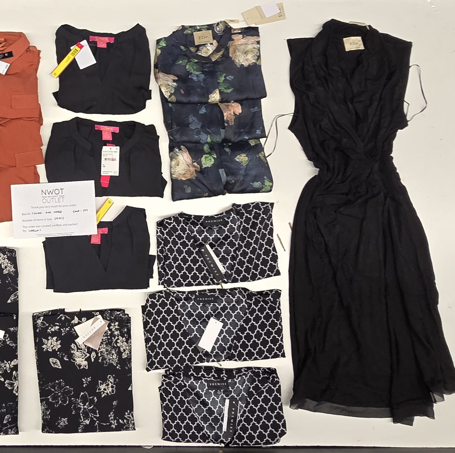 Tahari and more | Assorted  Apparel | 25 Pieces | New with Tag |Small box #SMA-377