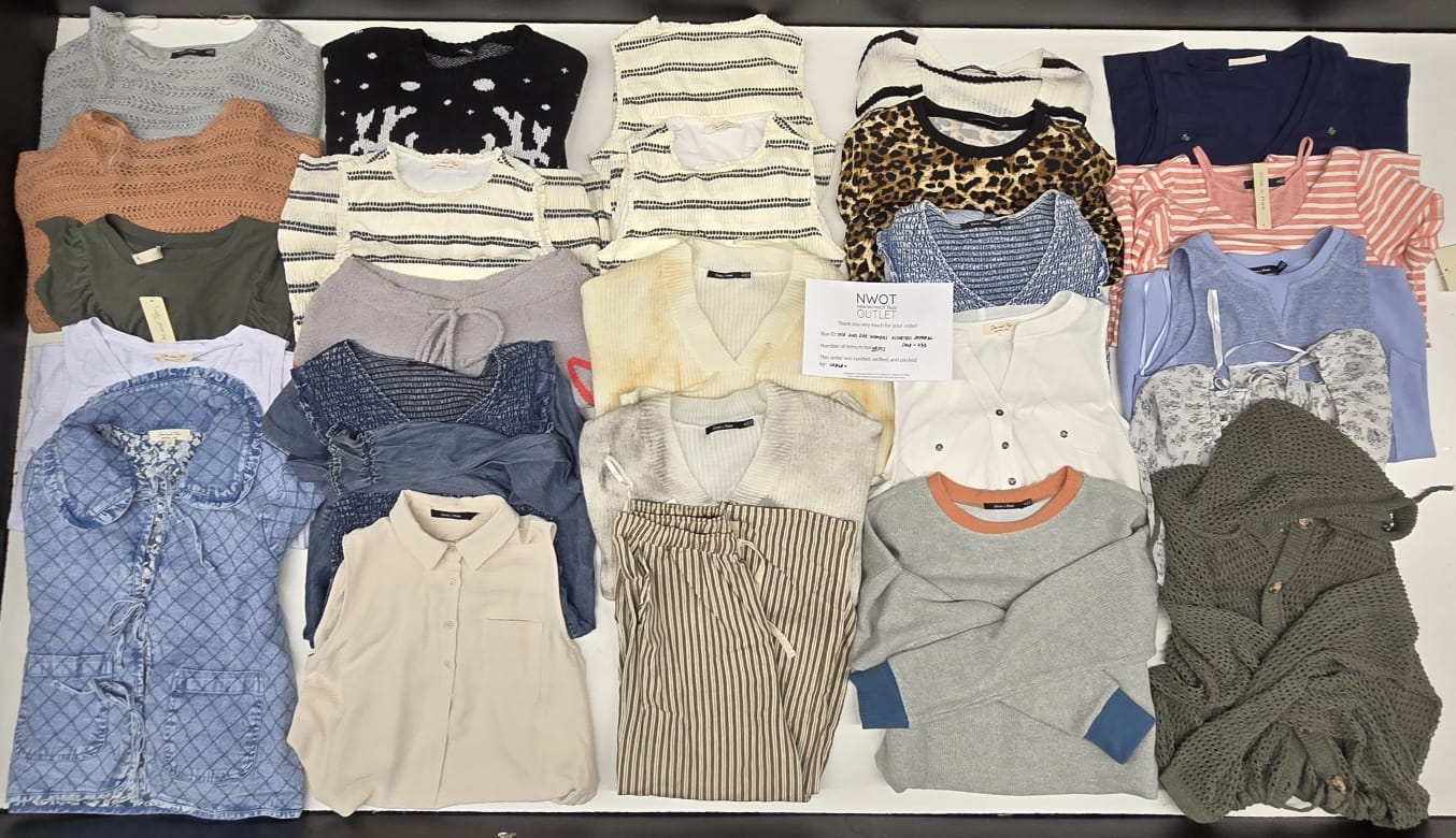 Doe And Rae | Women Assorted Apparel | 25 Pieces | Small Box# SMA-433