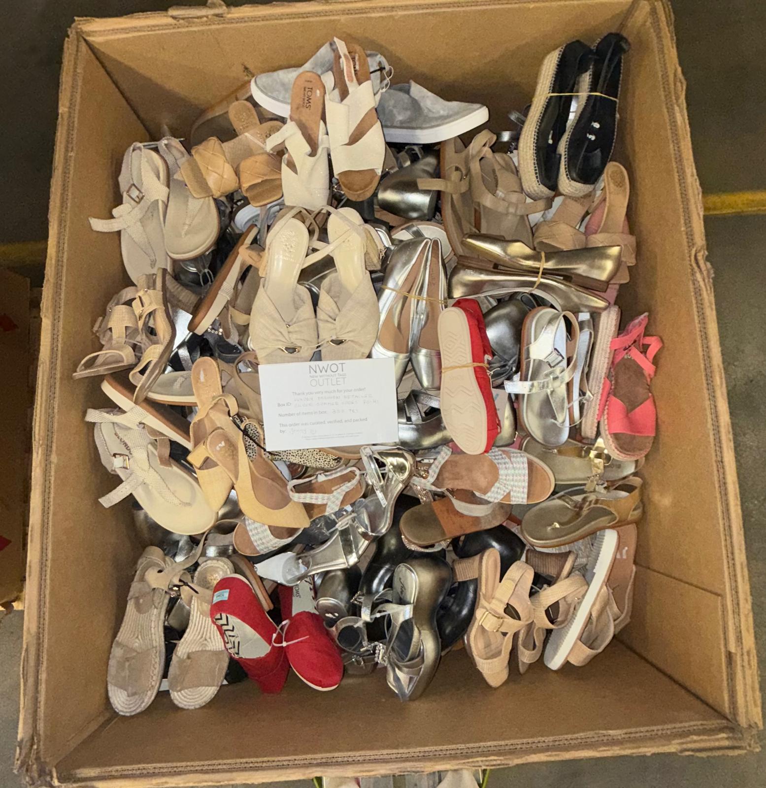 Luxury Fashion Retailer | Silver Summer Shoes | 350 pairs | Pallet# PS-41