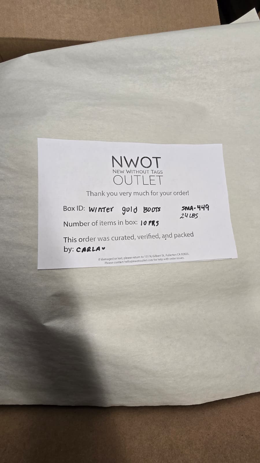 Winter Golden Boots | Assorted  Boots | 10 pairs | Small Box# SMA-449