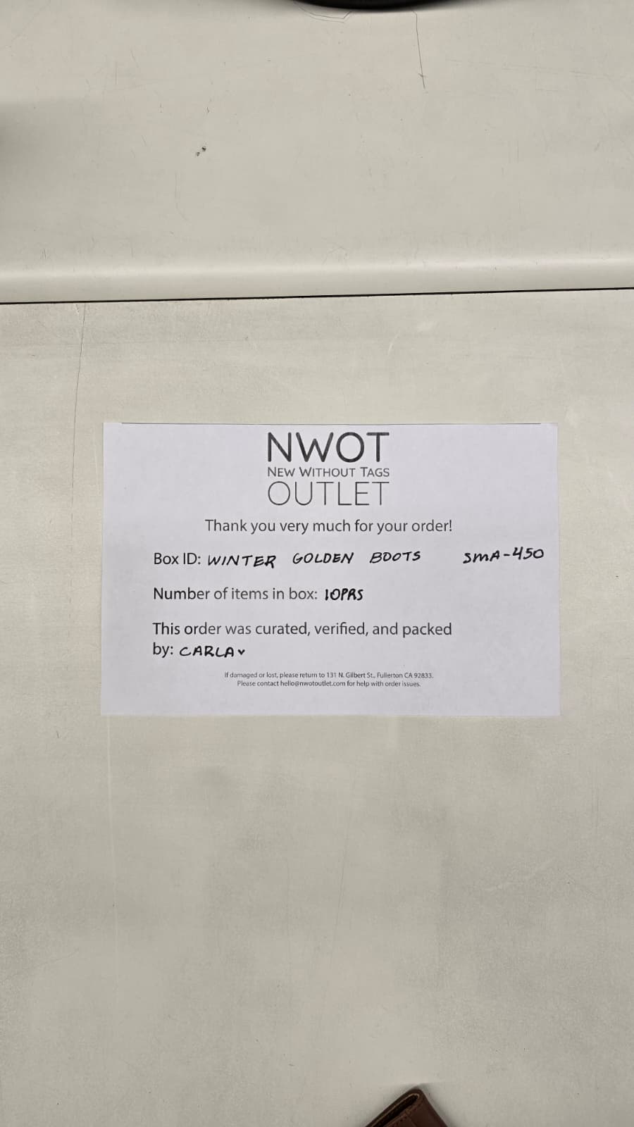 Winter Golden Boots | Assorted  Boots | 10 pairs | Small Box# SMA-450