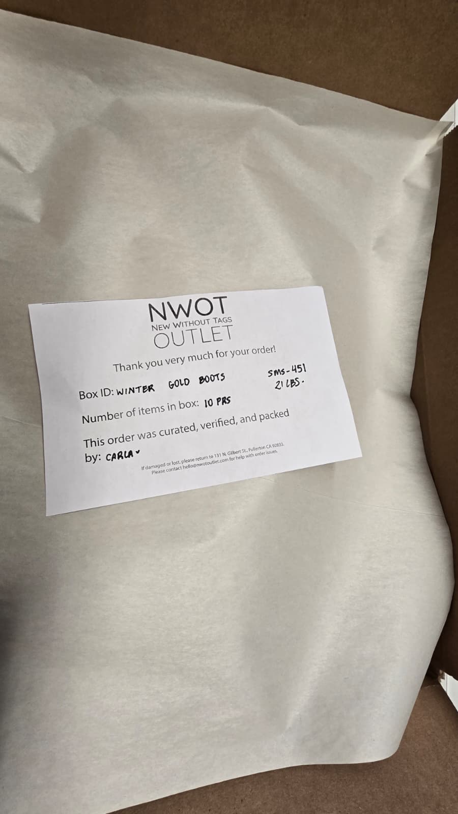 Winter Golden Boots | Assorted  Boots | 10 pairs | Small Box# SMA-451