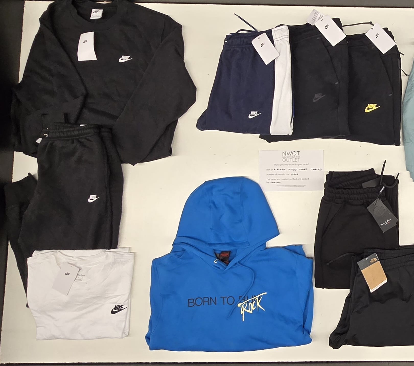 Athletic Outlet Sport | Assorted Athletic Apparel | 15 Pieces | Small Box #SMA-453