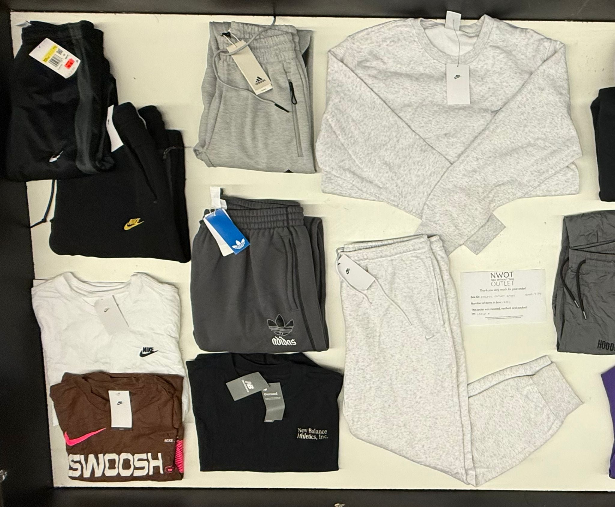 Athletic Outlet Sport | Assorted Athletic Apparel | 15 Pieces | Small Box #SMA-454