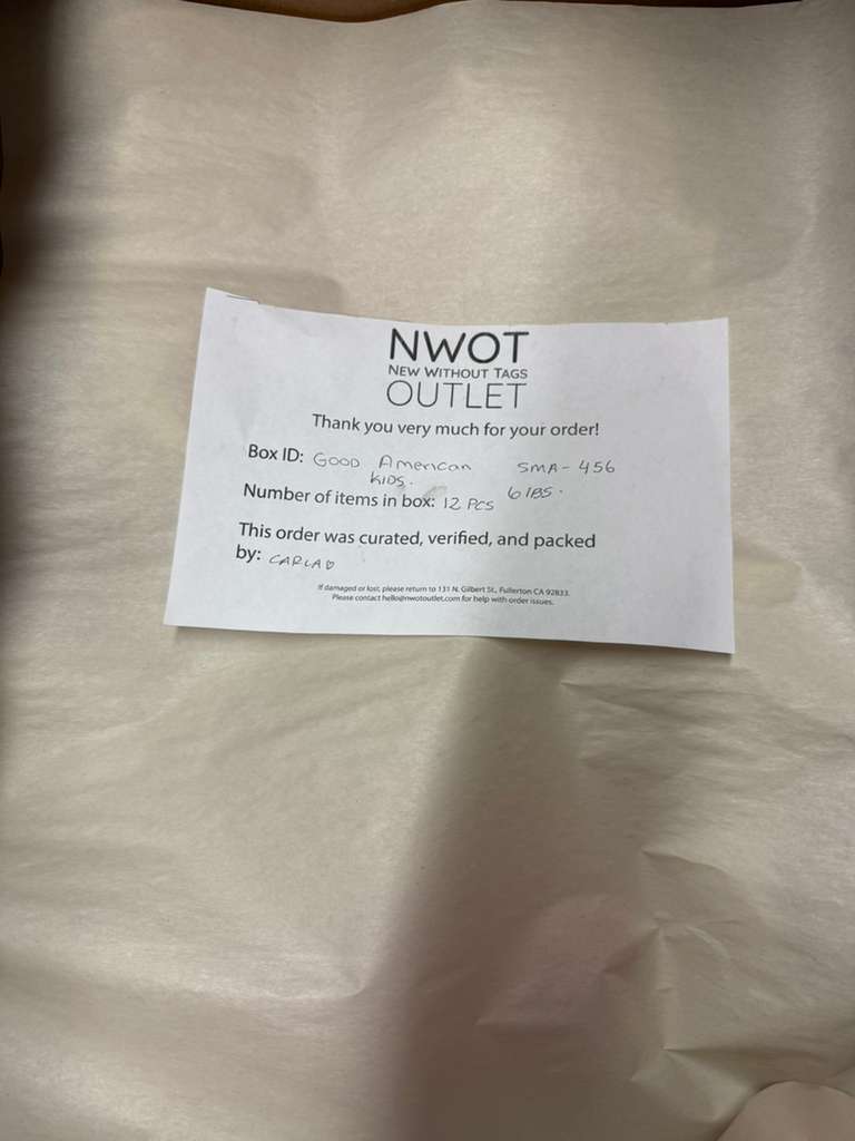 Good American | Assorted Kid's Apparel | 12 Pieces | SMALL BOX # SMA-456