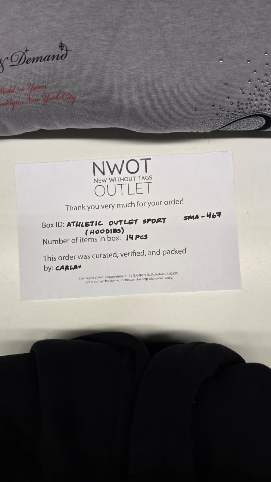 Athletic Outlet Sport | Hoodrich Hoodies Apparel | 14 Pieces | Small Box #SMA-467