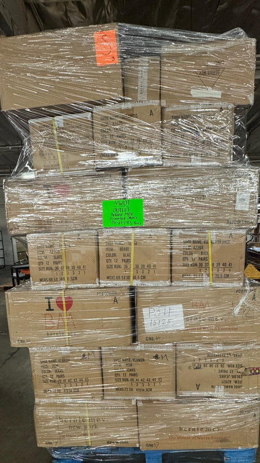 Bernie Mev Shoe Pallet | Assorted Footwear | New Without Tag |  413 Pairs | Pallet# PS-61