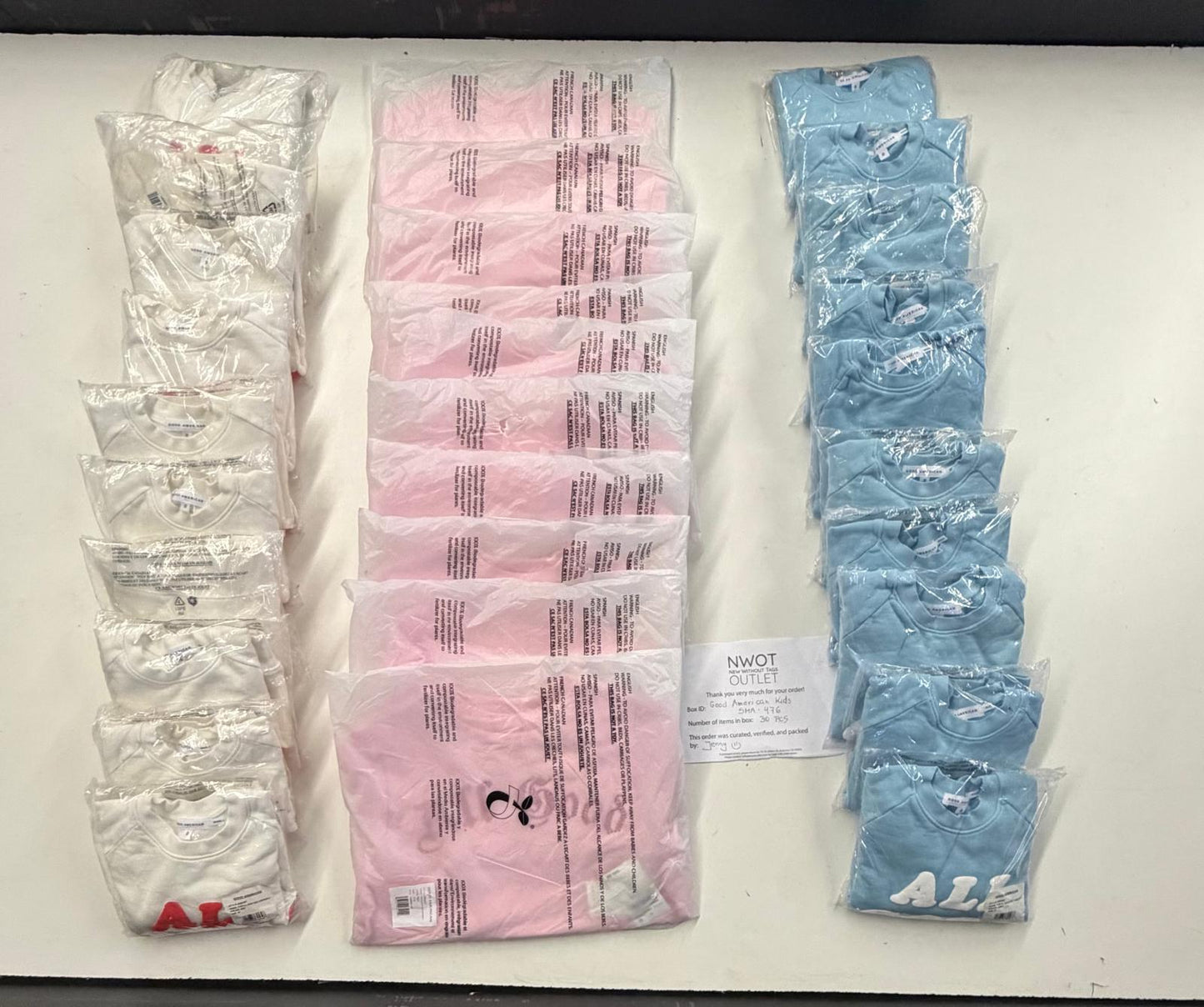 Good American | Assorted Kid's Apparel | 30 Pieces | SMALL BOX # SMA-476