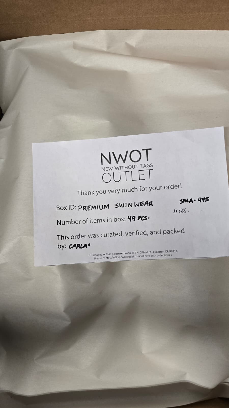 Premium Swimwear  | Assorted Bikini Tops and Bikini Bottoms | 49 Pieces | Small Box # SMA-475