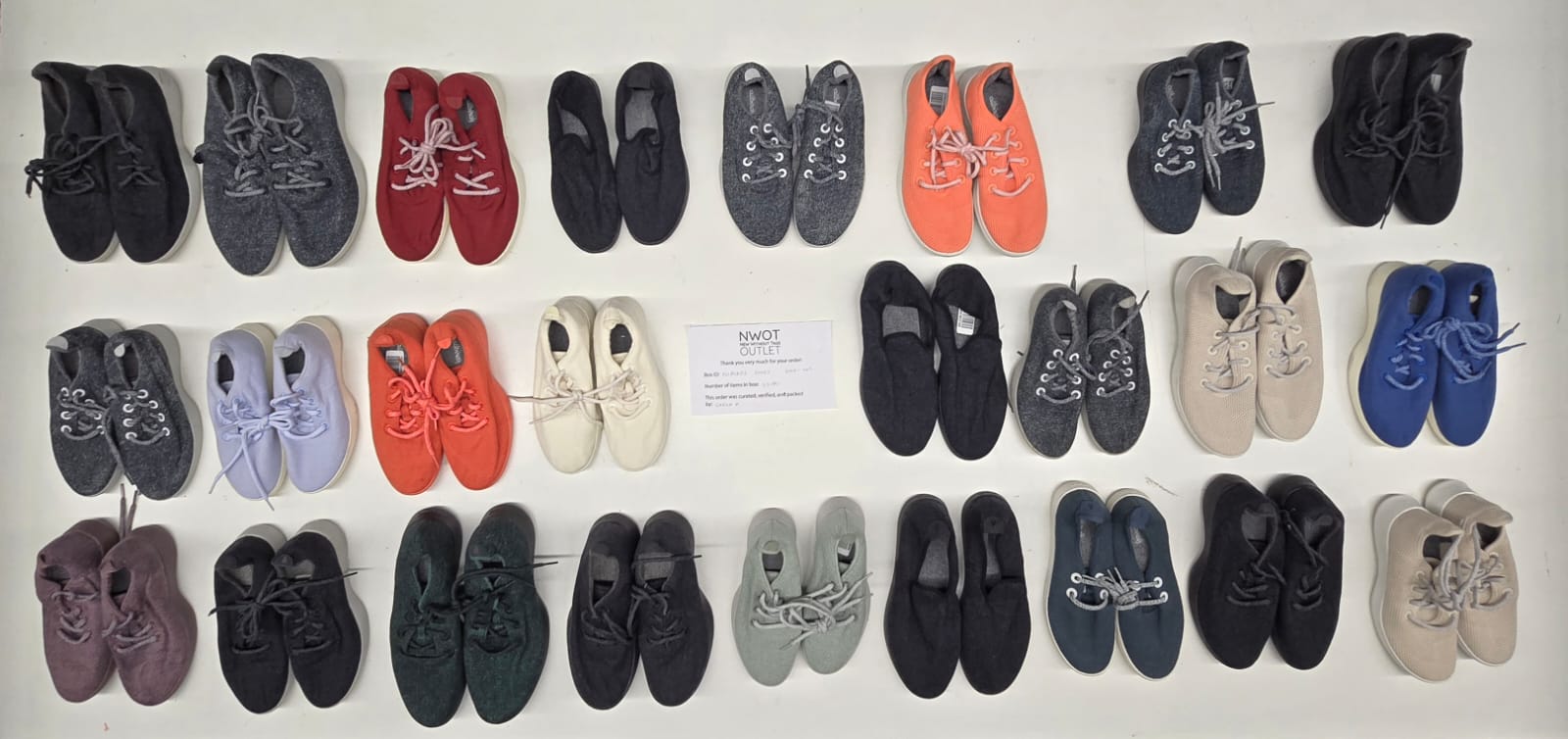 Allbirds Shoes | Assorted Footwear | 25 Pairs | Small Box# SMA-265