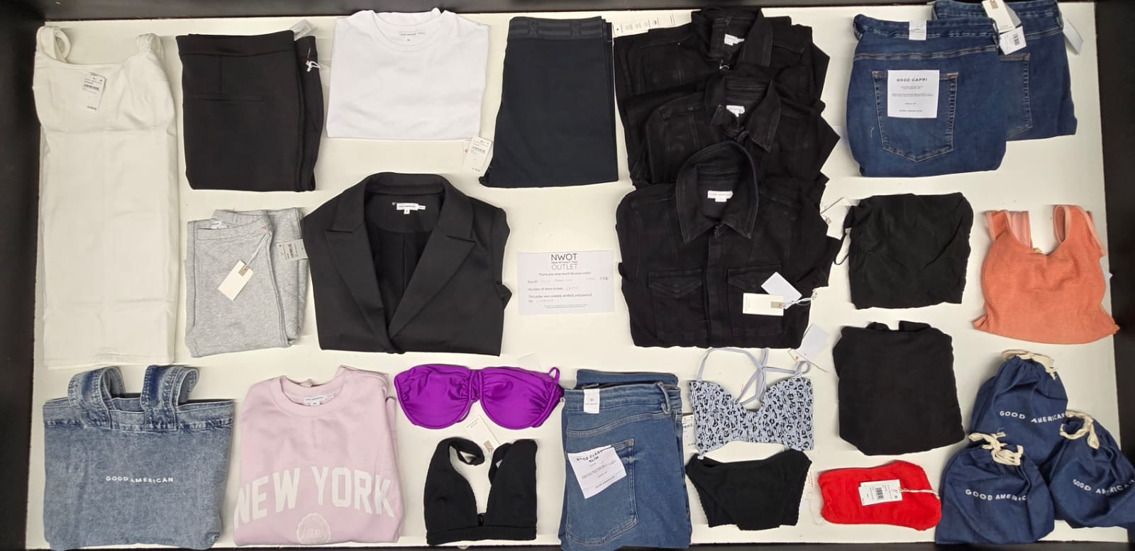Good American | Assorted Women's Apparel | 25 Pieces | SMALL BOX # SMA-294