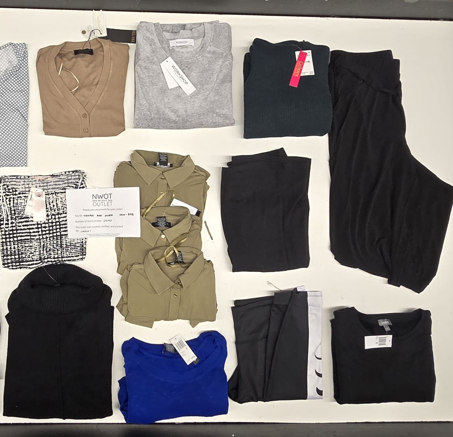 Tahari and more | Assorted  Apparel | 25 Pieces | New with Tag |Small box #SMA-398