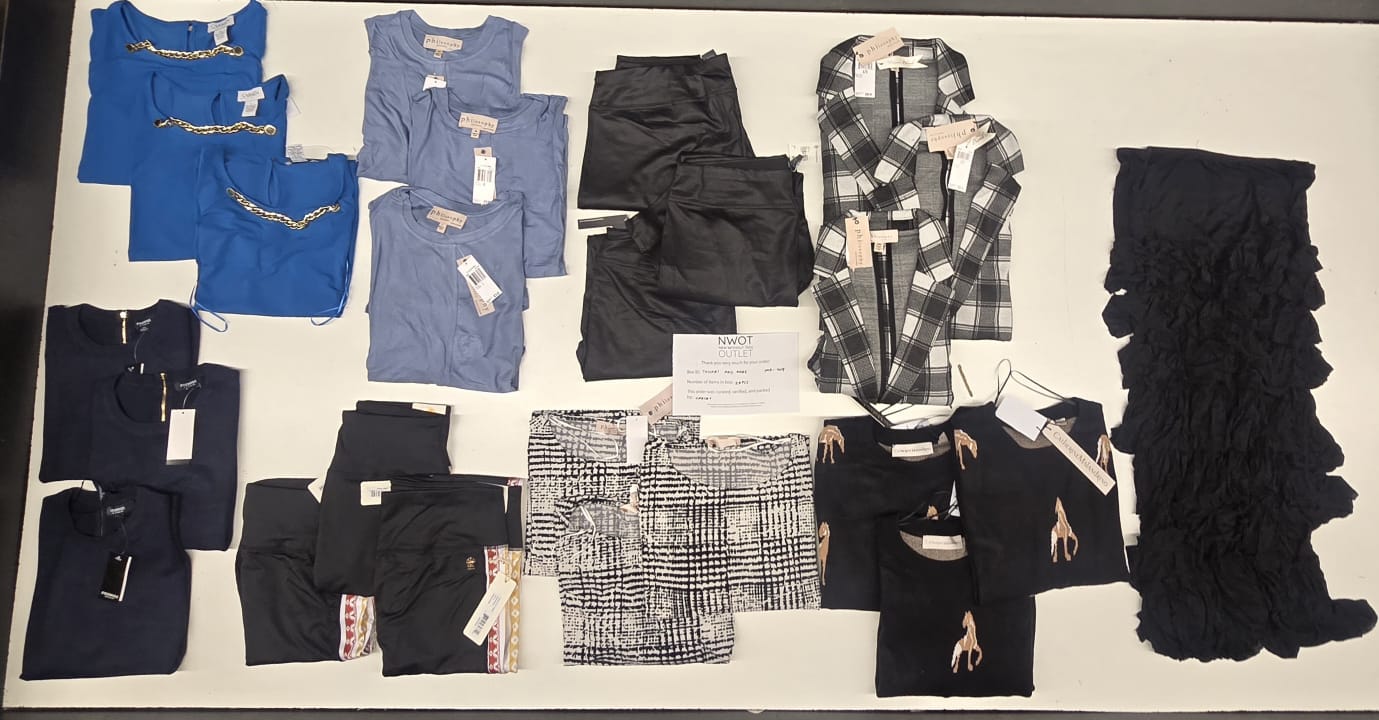 Tahari and more | Assorted  Apparel | 25 Pieces | New with Tag |Small box #SMA-404