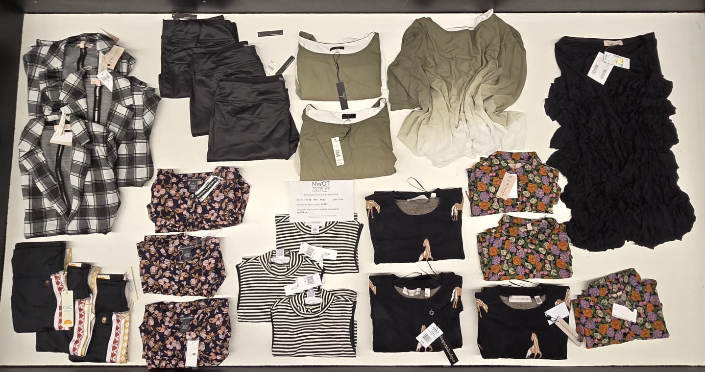 Tahari and more | Assorted  Apparel | 25 Pieces | New with Tag |Small box #SMA-406