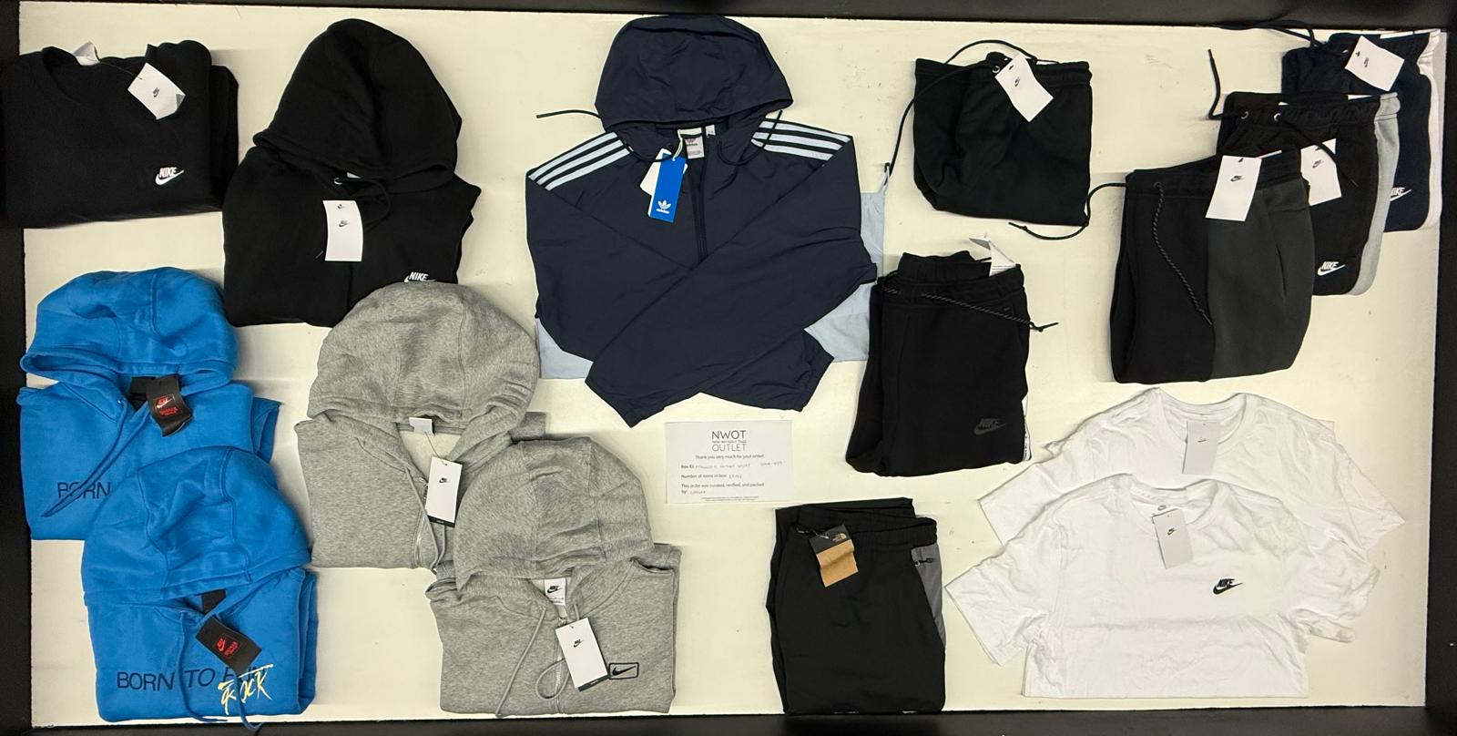 Athletic Outlet Sport | Assorted Athletic Apparel | 15 Pieces | Small Box #SMA-459