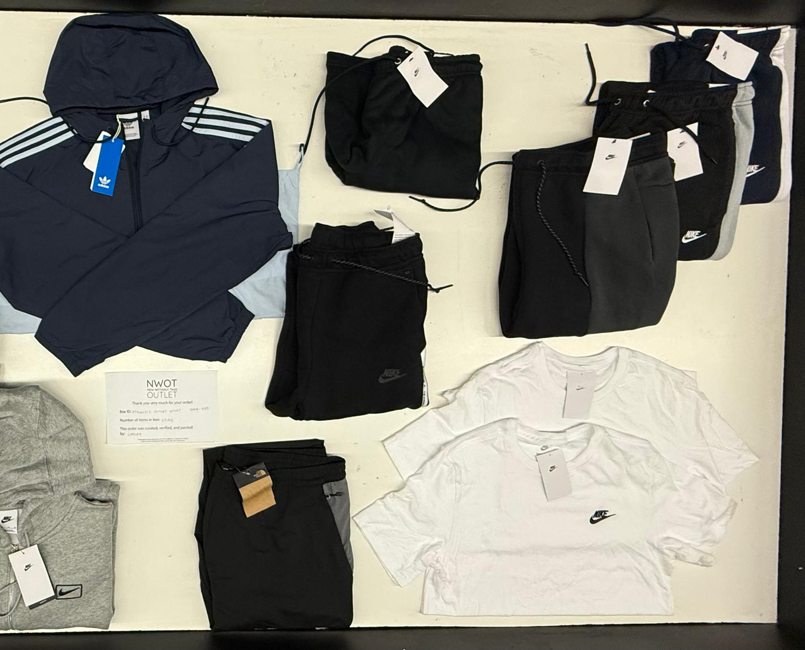 Athletic Outlet Sport | Assorted Athletic Apparel | 15 Pieces | Small Box #SMA-459