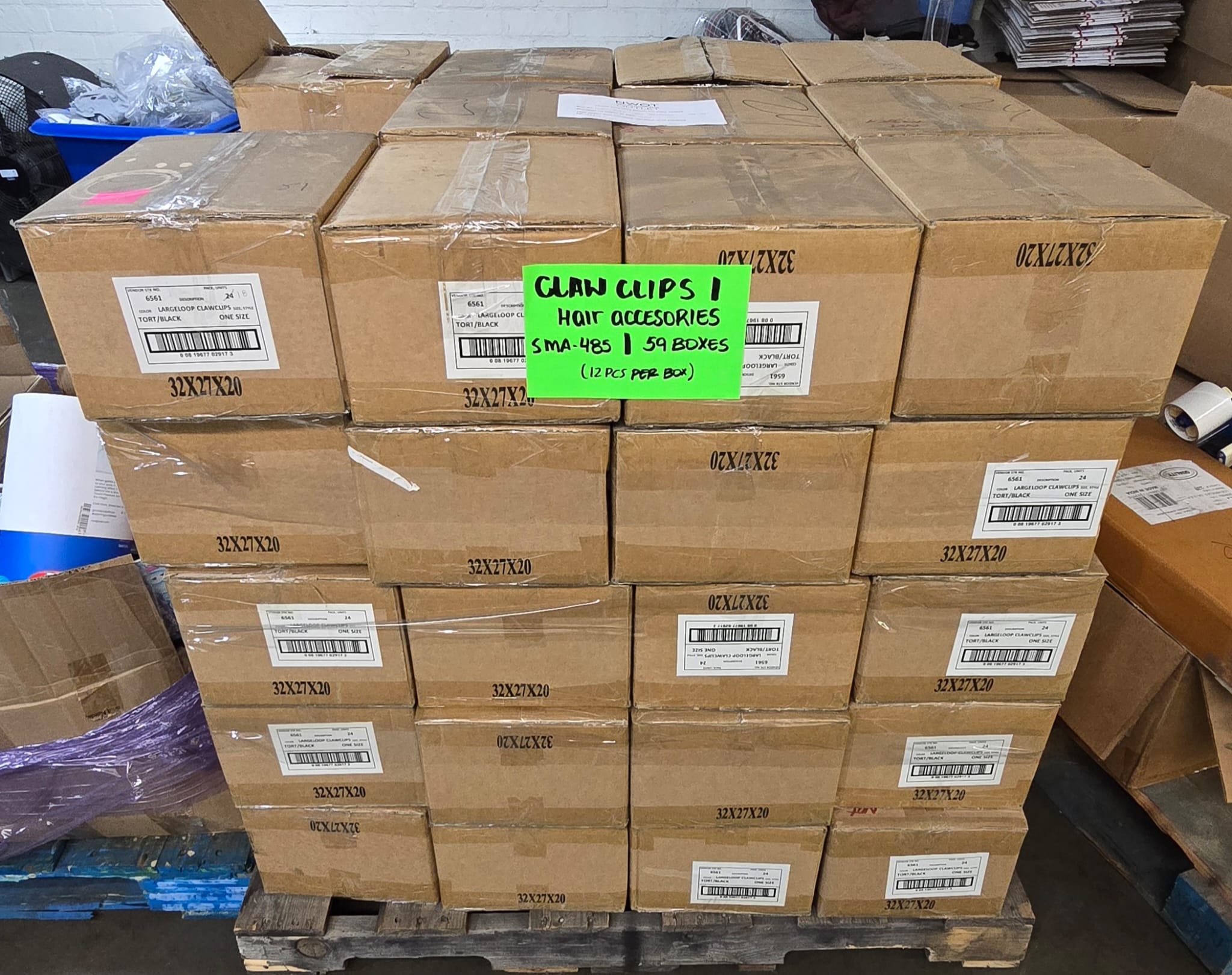 Claw clips | Hair Accessories | New with Tags | 12 Pieces | Small Box# SMA-485