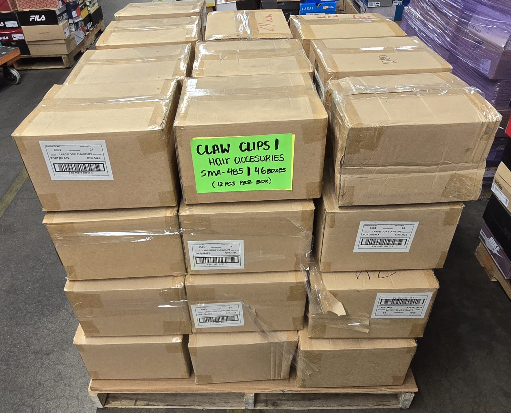 Claw clips | Hair Accessories | New with Tags | 12 Pieces | Small Box# SMA-485