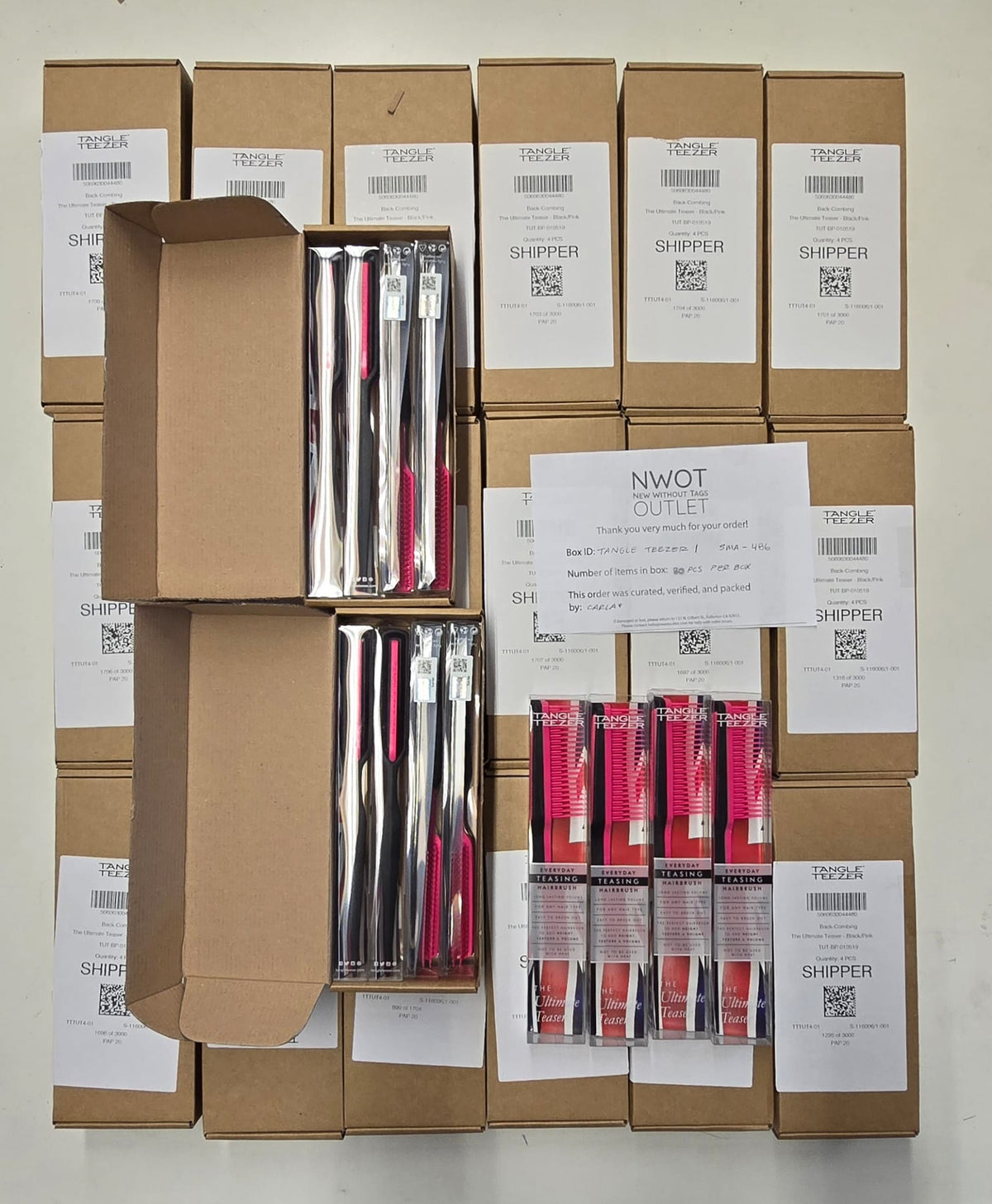 Tangle Teezer | New with Tags | 80 Pieces | Small Box#SMA-486