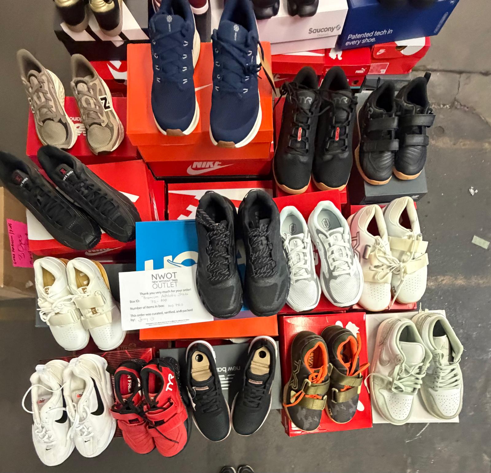 Premium Shoes | Nike & Assorted  | Returns | 100 pairs | Pallets # PS-100
