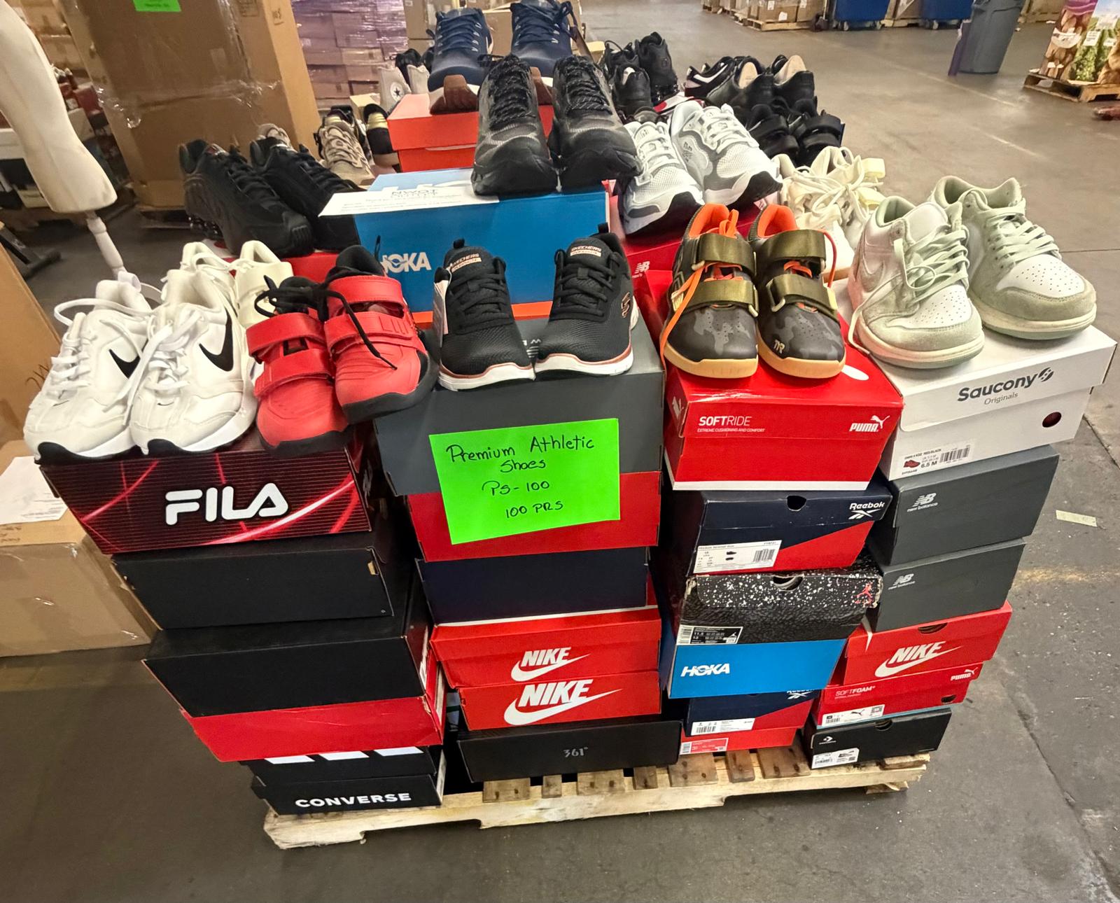 Premium Shoes | Nike & Assorted  | Returns | 100 pairs | Pallets # PS-100