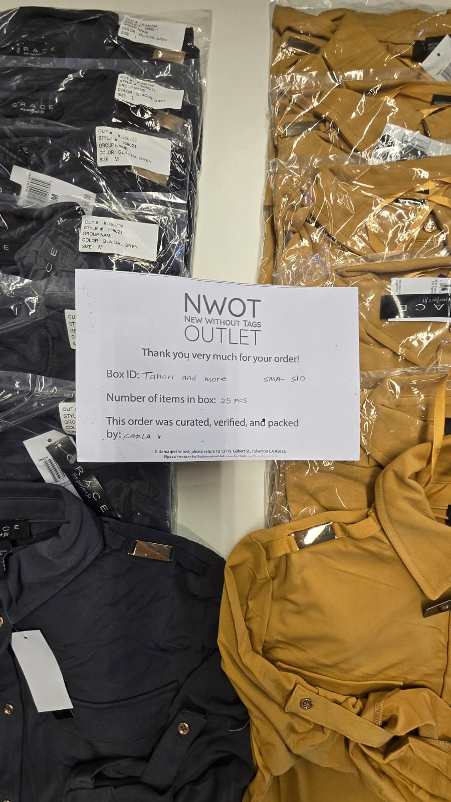 Tahari and more | Assorted  Apparel | 25 Pieces | New with Tag |Small box #SMA-510