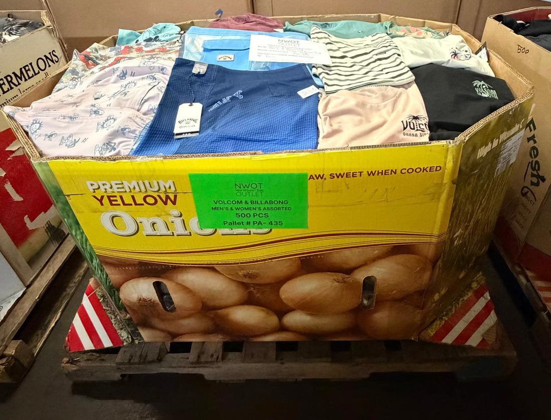 Volcom & Billabong | Assorted Apparel | New With Tag | 500 Pieces | Pallet #PA-435