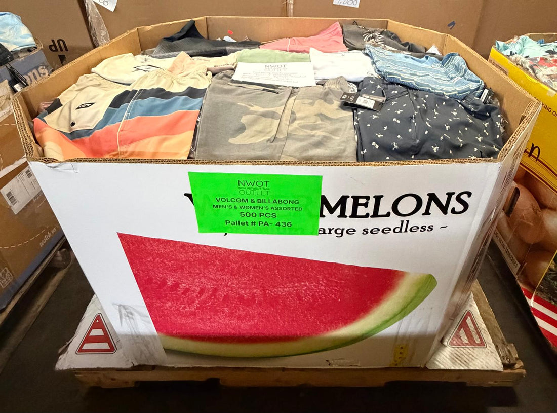 Volcom & Billabong | Assorted Apparel | New With Tag | 500 Pieces | Pallet #PA-436